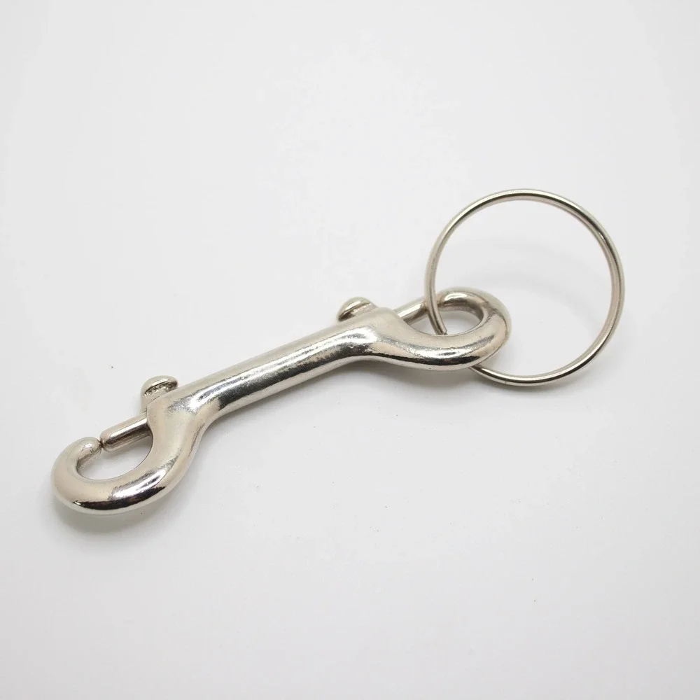 Double‎ Ended Bolt Snap Hook with Ring, Trigger Clip, Equestrian Hardware
